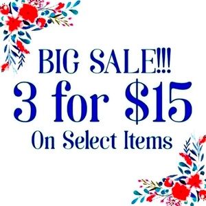 🌺🌺🌺 3/$15 Sale🌺🌺🌺
